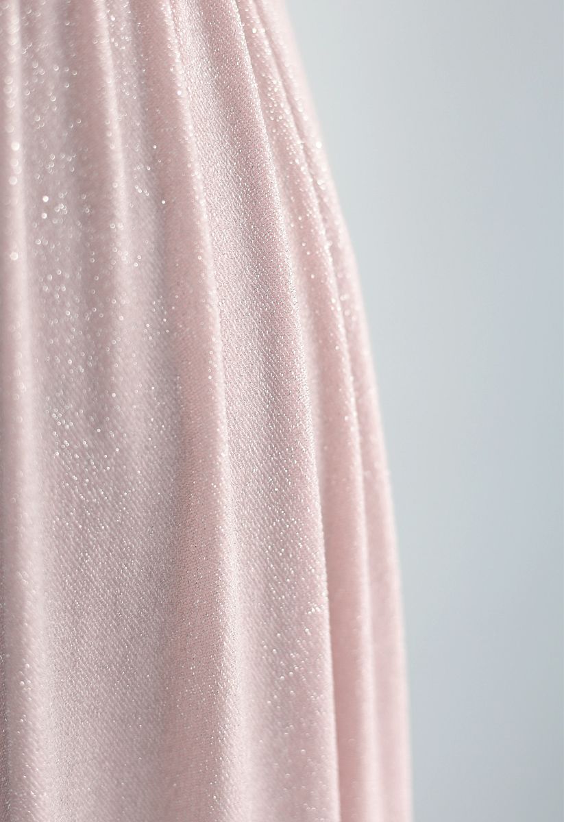 My Secret Weapon Tulle Maxi Skirt in Glitter Pink