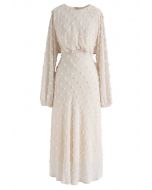 cotton candy sheer maxi dress